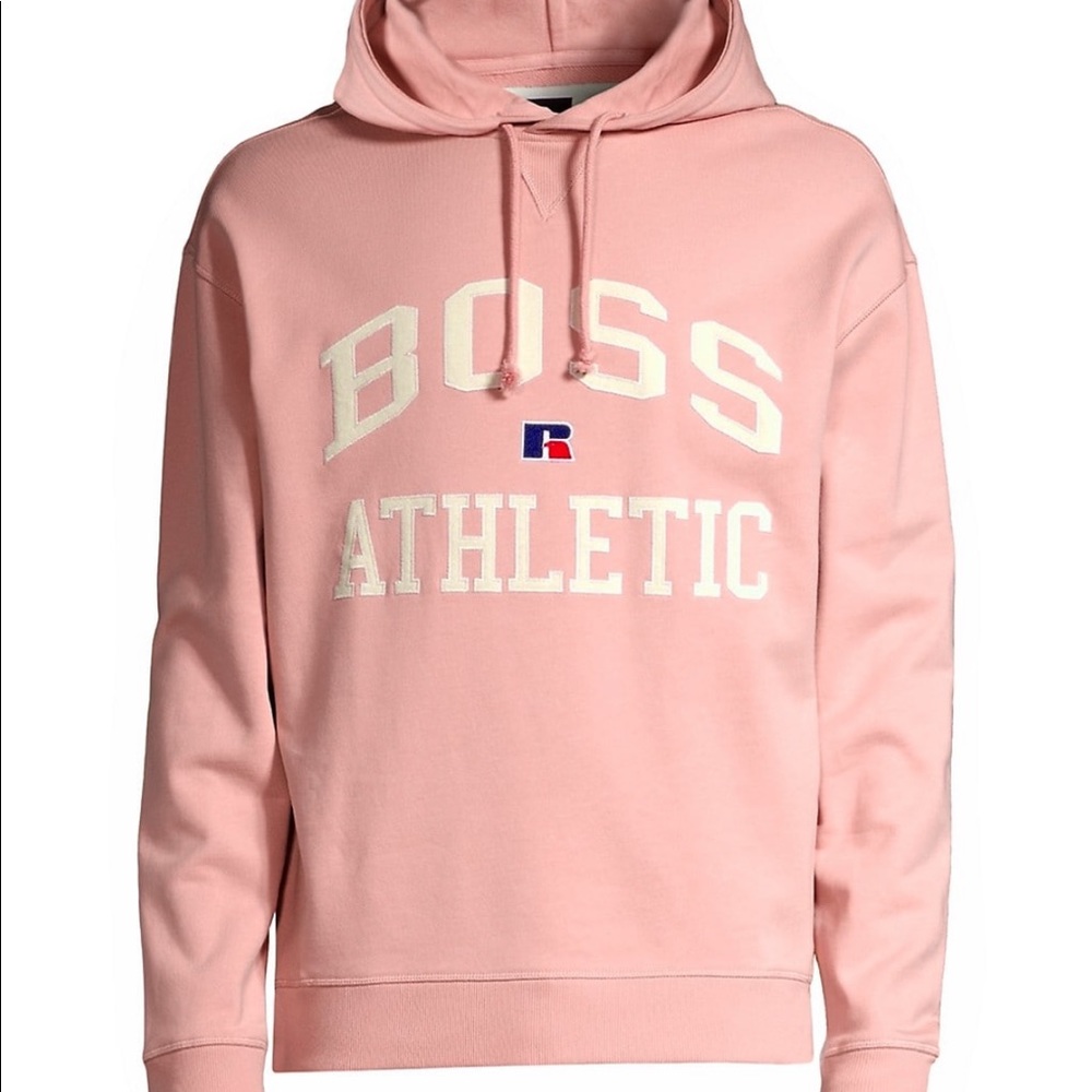 BOSS x Russell Safa Boss Athletic Logo Hoodie Sweatshirt